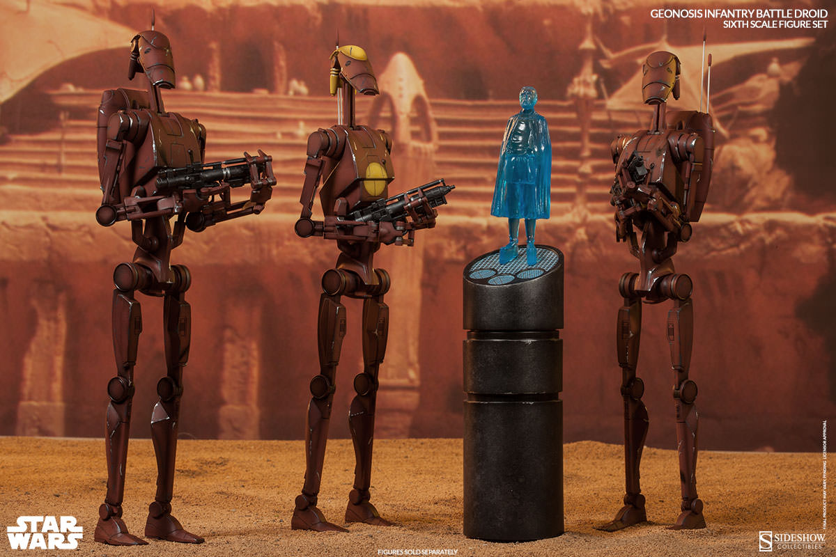 Geonosis Battle Droid Sixth Scale Figure sets