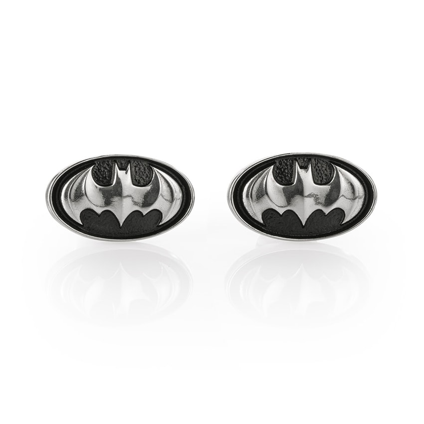 Batman Insignia Cufflinks- Prototype Shown View 3