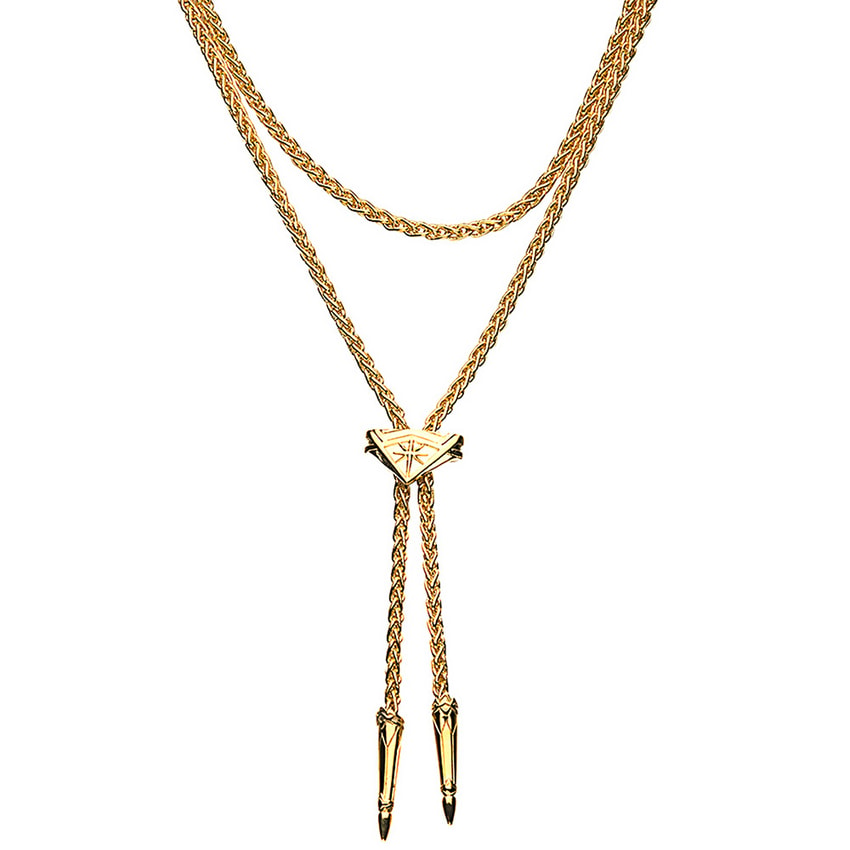 Wonder Woman Lasso Necklace (Gold)- Prototype Shown View 1