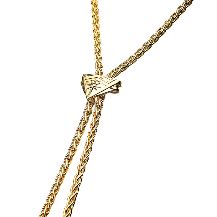 Wonder Woman Lasso Necklace (Gold)- Prototype Shown View 3