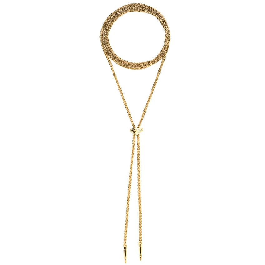 Wonder Woman Lasso Necklace (Gold)- Prototype Shown View 4
