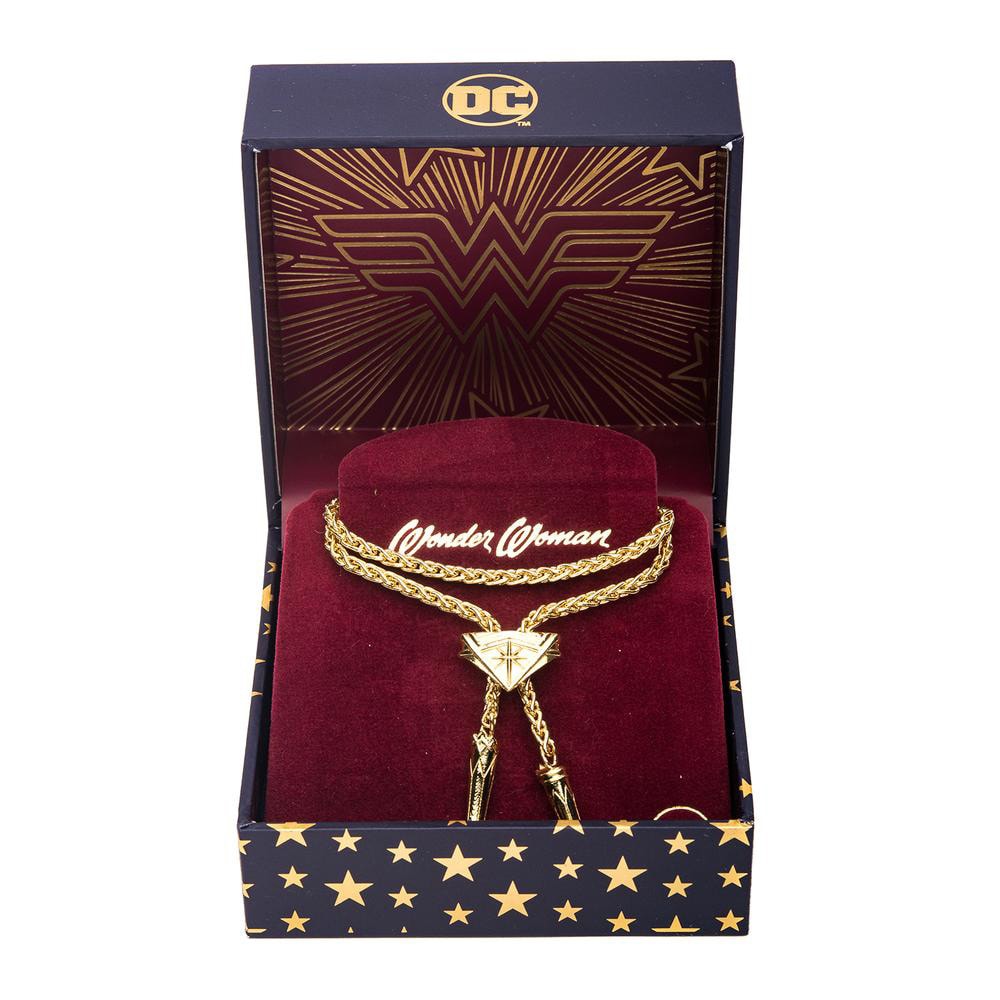 Wonder Woman Lasso Necklace (Gold) (Prototype Shown) View 7