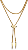 Wonder Woman Lasso Necklace (Gold) (Prototype Shown) View 9