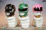 Gallery Image of Green, Black and Pink Power Rangers Scoops Set Designer Collectible Bust