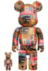 Gallery Image of Be@rbrick Andy Warhol x Jean-Michel Basquiat #2 100% and 400% Bearbrick