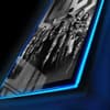 Gallery Image of Zack Snyder’s Justice League B&W Group Scene LED Poster Sign (Large) Wall Light