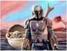 Gallery Image of Mandalorian and The Child Mural Mural
