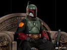 Gallery Image of Boba Fett on Throne Deluxe 1:10 Scale Statue
