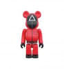 Gallery Image of Be@rbrick Squid Game Guard (Triangle) 100% & 400% Bearbrick