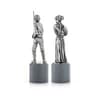 Gallery Image of Luke & Leia King & Queen Chess Piece Pair Pewter Collectible