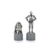 Gallery Image of R2-D2 & C-3PO Knight Chess Piece Pair Pewter Collectible