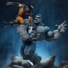 Marvel Grey Hulk vs Wolverine Maquette