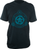 Unsettled Union Black-Aqua T-Shirt Apparel