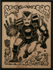 Iron Man Print on Wood Variant Art Print