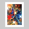 DC Comics Batman & Superman: World's Finest Art Print