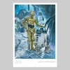 Star Wars Waiting at the South Entrance Art Print