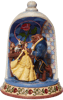 Beauty and the Beast Rose Dome Polyresin Figure