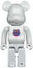 Be@rbrick 1st Model White Chrome 400% Bearbrick