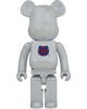 Be@rbrick 1st Model White Chrome 1000% Bearbrick