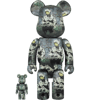 Be@rbrick Riot Cop 100％ and 400％ Bearbrick