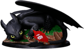 Toothless Statue