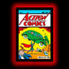 DC Comics Superman Action Comics Mini Poster Plus LED Illuminated Sign Wall Light