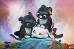 Dart, Pouncer, and Ruffrunner