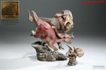 Tyrannosaurus Rex VS Triceratops Diorama View 1