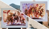 Avengers Team Cap and Iron Man Exclusive Edition View 1