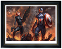 Captain America and Black Widow Exclusive Edition View 16