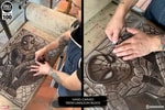 Spider-Man Linocut on Lokta Paper