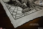 Spider-Man Linocut on Lokta Paper