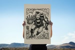 Iron Man Linocut on Lokta Paper Exclusive Edition View 1