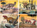 William Stout Dinosaur Series: The Cretaceous Era (Set of 4)