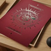 Harry Potter™: Gryffindor House Foil Letterpress Poster View 1