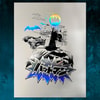 Batman™ Core (Black & Holographic) Foil Letterpress Poster View 1