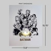 Batman™ Team Foil Letterpress Poster View 2