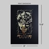 The Joker (Gold) Foil Letterpress Poster View 2