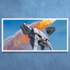 Imperial Walker and Snowspeeder View 1