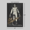 The Curse of Frankenstein Screenprint (Gold Metallic Variant) View 2