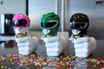Green, Black and Pink Power Rangers Scoops Set
