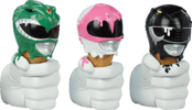 Green, Black and Pink Power Rangers Scoops Set