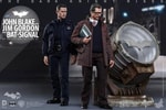 John Blake and Jim Gordon with Bat-Signal View 1