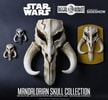 Mandalorian Skull Pewter Mini Sculpture (Prototype Shown) View 6