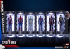 Hot toys spider best sale man hall of armor