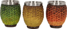 Drogon, Rhaegal, Viserion Dragon Egg Shot Glasses (Prototype Shown) View 5