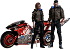 V Male and Female with Yaiba Kusanagi (Prototype Shown) View 16