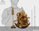 Guardian of Heaven Subdues the Evil Dragon (Gold)