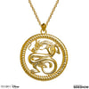 Mushu Medallion (Gold) Necklace (Prototype Shown) View 6