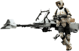 Scout Trooper and Speeder Bike (Prototype Shown) View 26